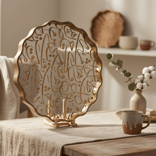 Wooden Tray Set 2 Pcs